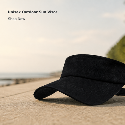 Unisex Sports Sun Visor Hat for Outdoor Activities