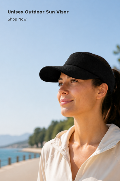 Unisex Sports Sun Visor Hat for Outdoor Activities