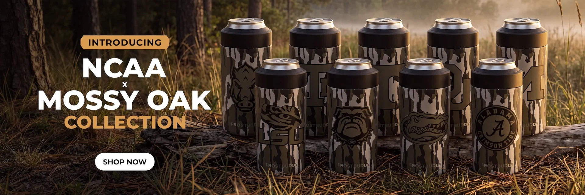 Shop NCAA x Mossy Oak collection